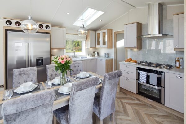Spacious and well-designed interiors | Static Caravan Lodges | Willerby Vogue For Sale at Maes Mynan Park in North Wales