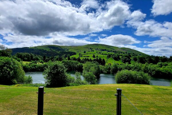 Deck with a view - Maes Mynan Lodge for sale - North Wales