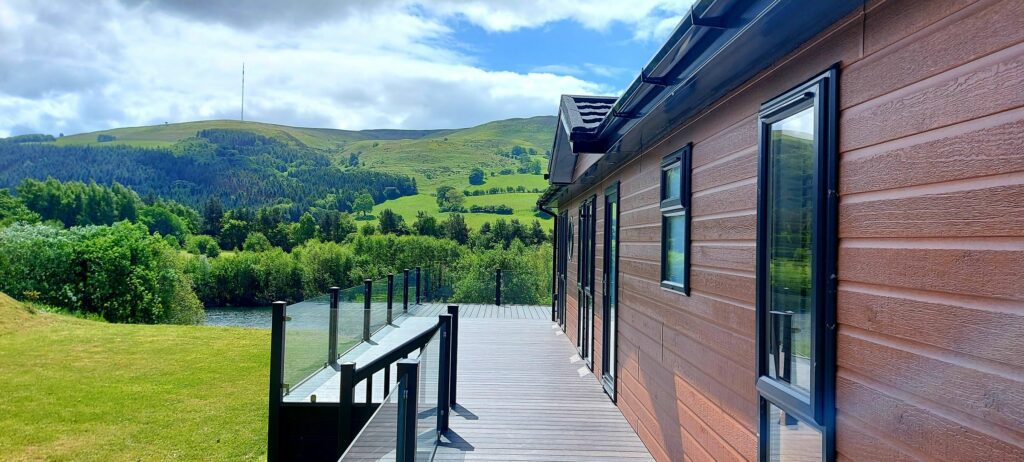 Stunning views from Maes Mynan Lodge For Sale in North Wales | Maes Mynan Lodge Park