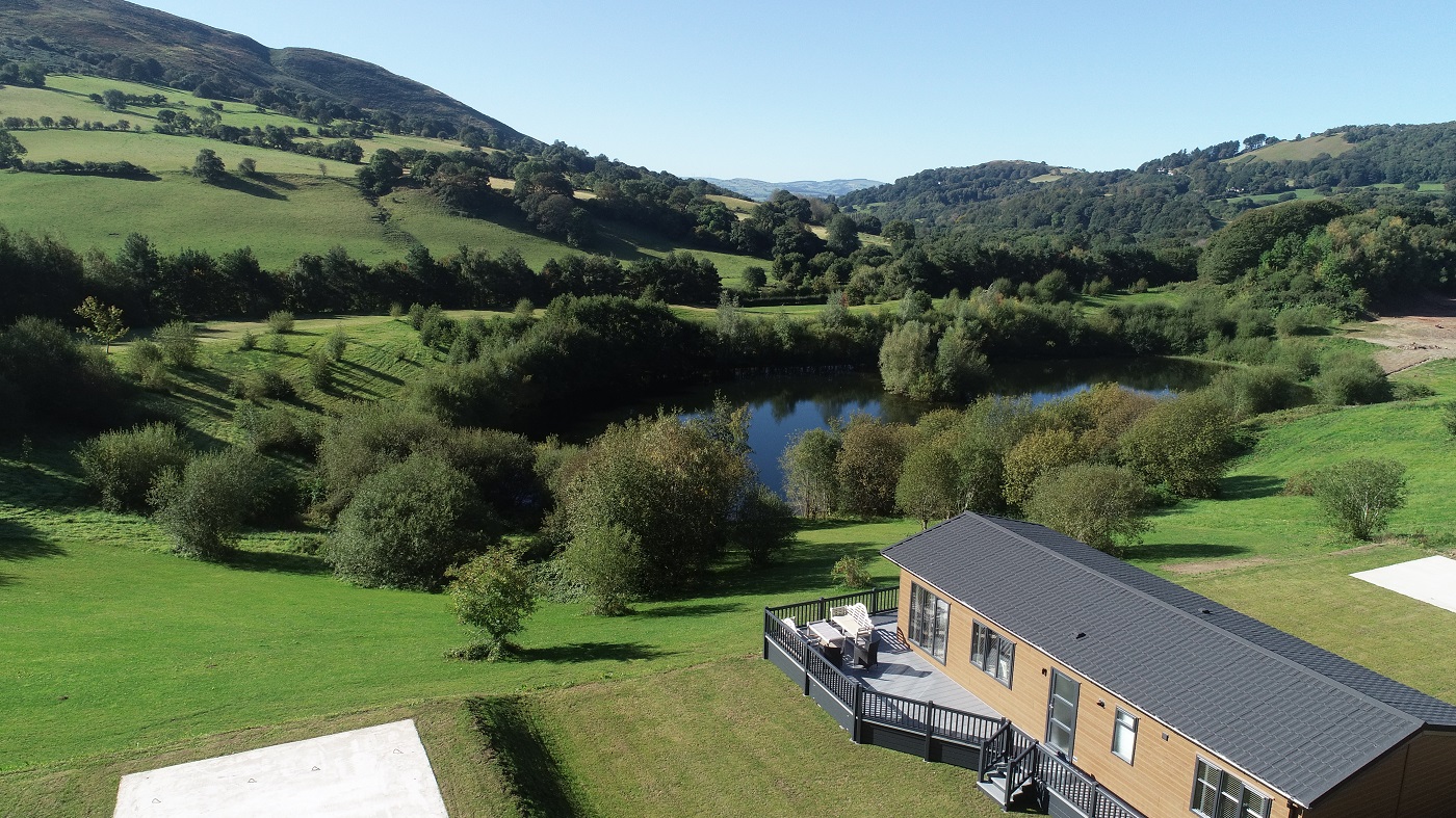 Birds Eye View of Maes Mynan Park | Holiday Homes For Sale | North Wales