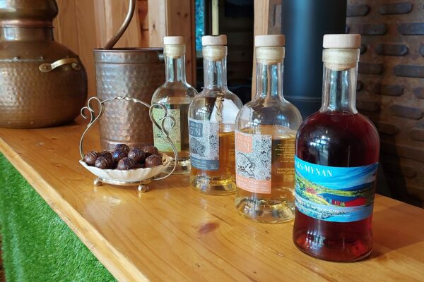 Cariad Gin - Maes Mynan Blackberry and apple Gin and other flavours