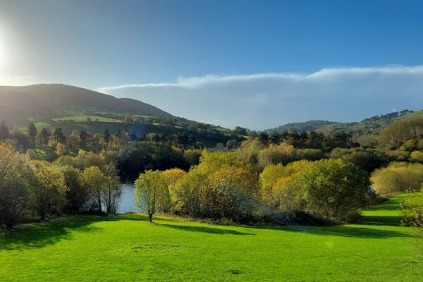 Countryside views from bespoke lodge for sale at Maes Mynan Park | North Wales
