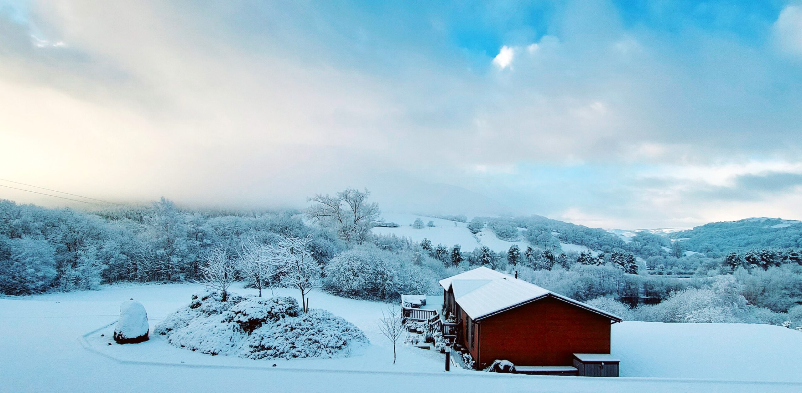 Winter | Maes Mynan Park | Snowy Countryside Scenes | North Wales