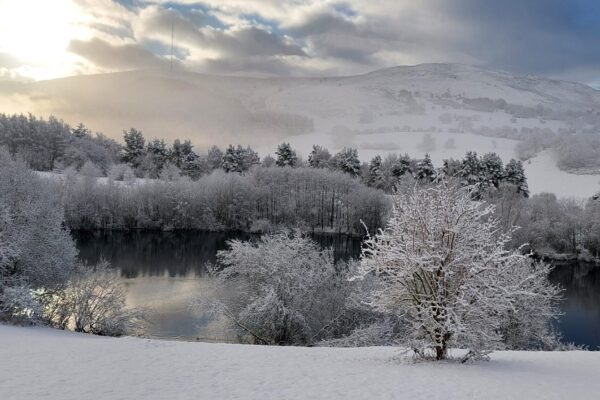Beautiful snowy scenes at Maes Mynan Holiday Park | North Wales | Lodges For Sale