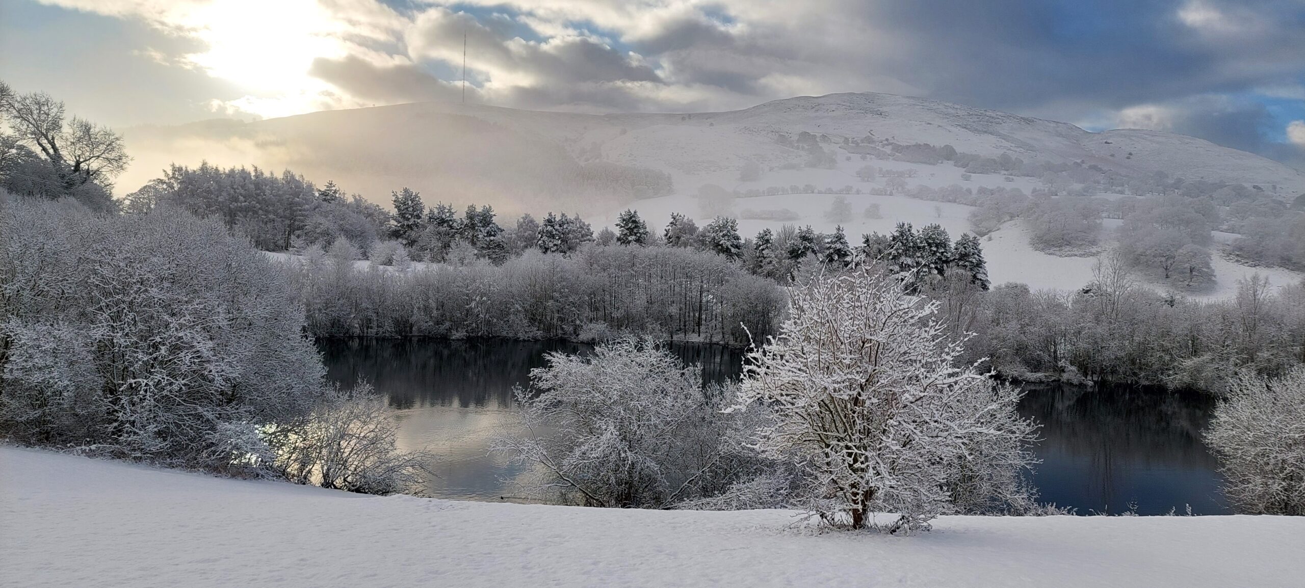 Beautiful snowy scenes at Maes Mynan Holiday Park | North Wales | Lodges For Sale
