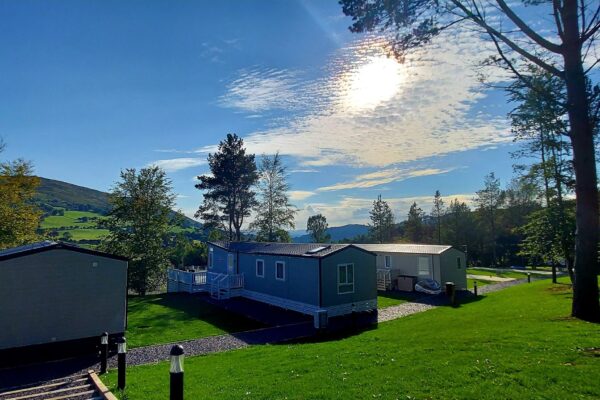 Summer views from single width lodges | Maes Mynan Holiday Park | Countryside Location | North Wales