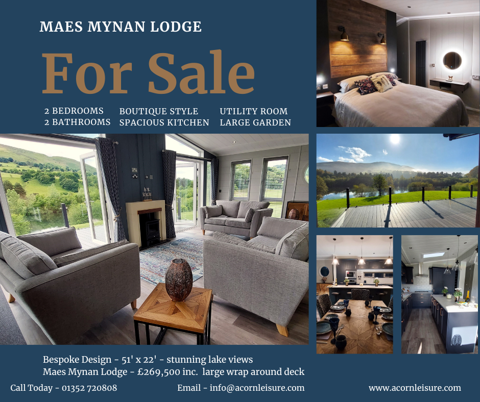 Luxury Lodge For Sale On Stunning Holiday Park | Maes Mynan Park | North Wales