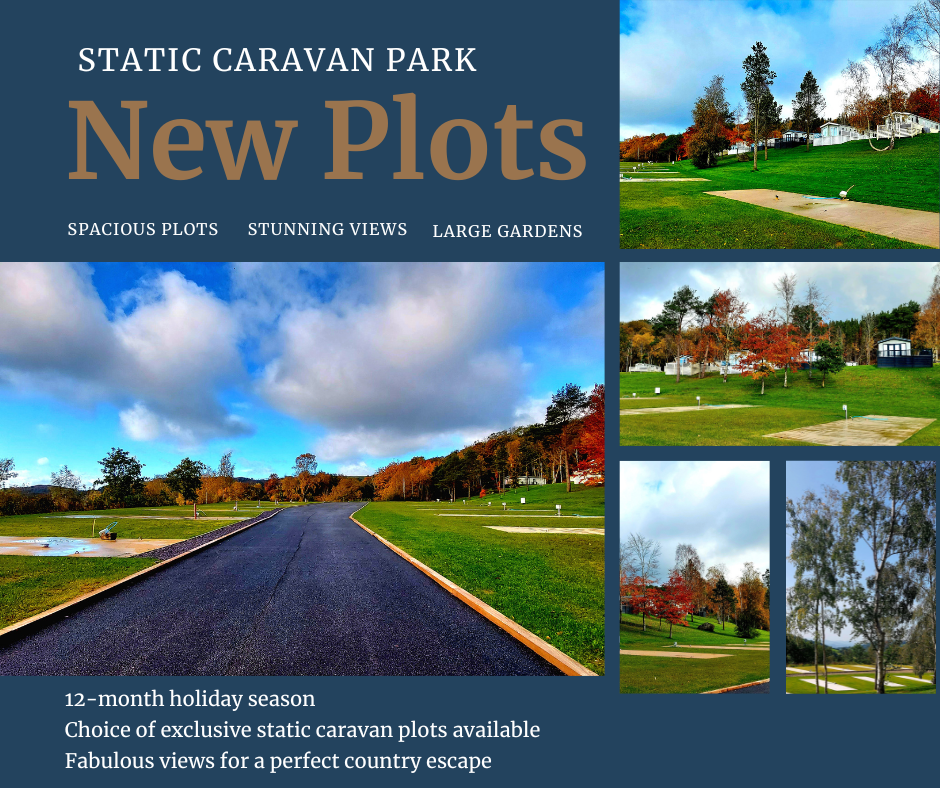 New Static Cravan Plots Available in North Wales At Maes Mynan Caravan Park