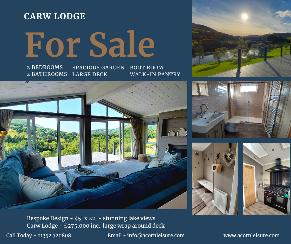 Bespoke Lodge For Sale | Wessex Omar Lodge | Maes Mynan Lodge Park in North Wales