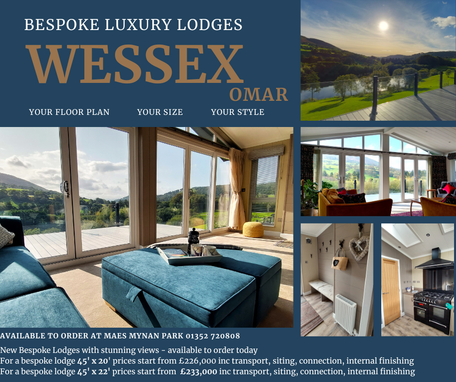 Omar Wessex Homes at Maes Mynan Park | North Wales | Stunning countryside holiday park | luxury lodges