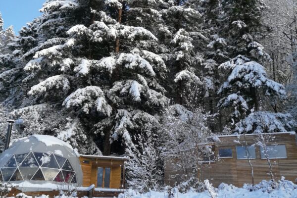 Winter off grid stays | the buzzards Nest | north wales glamping experience