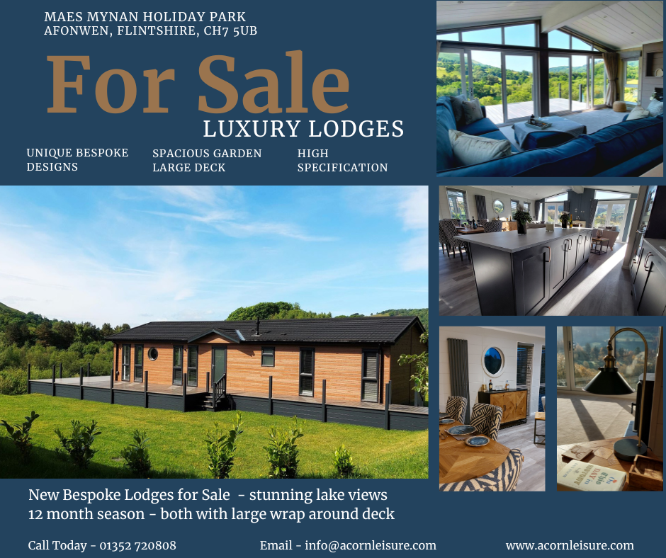 Luxury Lodges for Sale North Wales | Maes Mynan Holiday Park | stunning holiday lodges