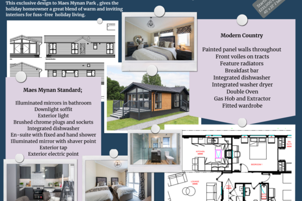 Omar Homes and Maes Mynan Bespoke design | kingfisher lodge bespoke | north wales holiday park