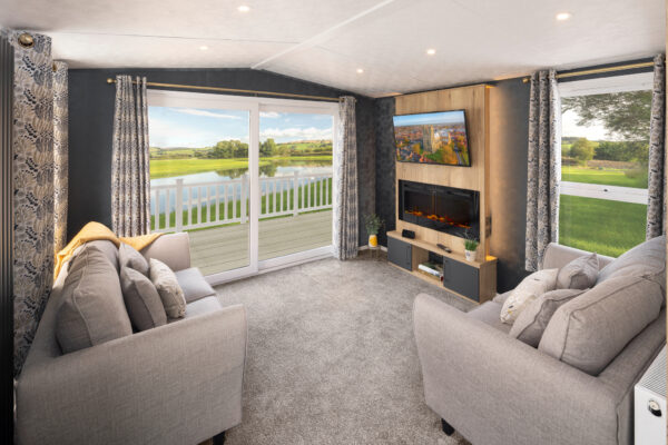 Living room of the Norwood Classic 36' x 12' | For Sale | North Wales