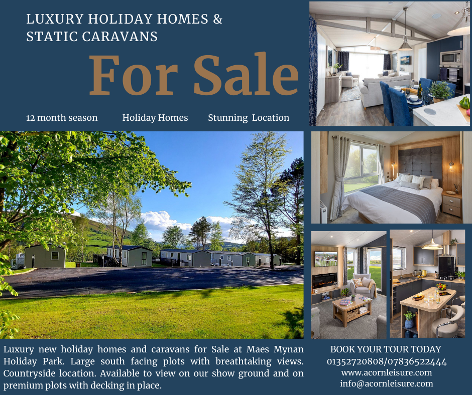 North Wales | Luxury holiday homes and caravans for sale on country holiday park | Maes Mynan Holiday Park