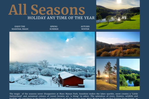 12-month Holiday Seasons at Maes Mynan Holiday Park in North Wales