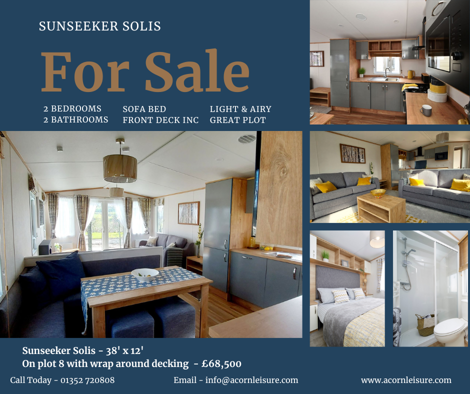 Holiday home for sale north wales | caravan for sale | Maes Mynan Park | Sunseeker for sale