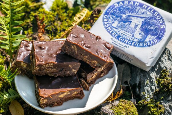 Grasmere Gingerbread Tiffin, perfect for an Autumn Picnic in the woods | North Wales