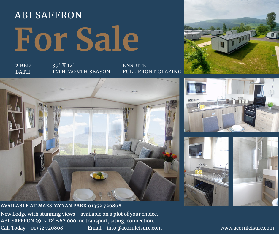 Static Caravan For Sale | Maes Mynan Park | ABI Saffron