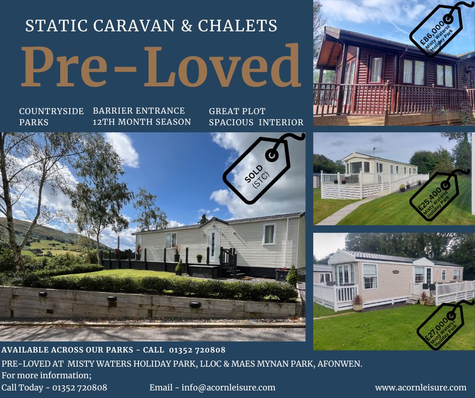 second hand mobile homes for sale on holiday park north wales