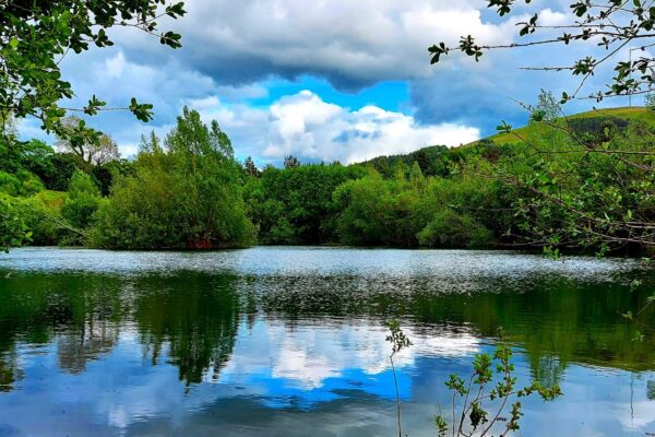 Lakeside views for Luxury Lodges for sale on Maes Mynan Park in North Wales