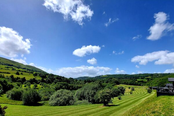 stunning countryside views at Maes Mynan Holiday Park North wales