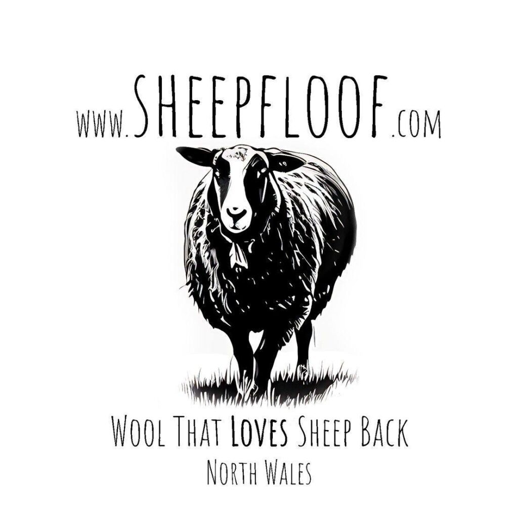 National Garden scheme event at Maes Mynan Park sheep floof logo