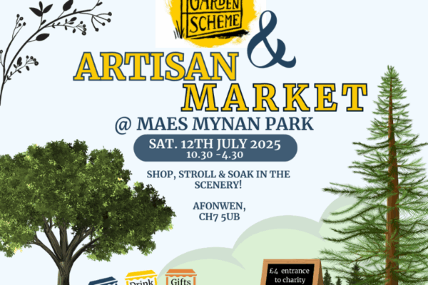 National Gardens Open Day - Maes Mynan Park - 12th July 2025 National Gardens Open Garden Scheme at MAES MYNAN PARK, AFONWEN, NR. CAERWYS, FLINTSHIRE, CH7 5UB, NORTH WALES on the 12 th July 2025 10.30 – 4.30.