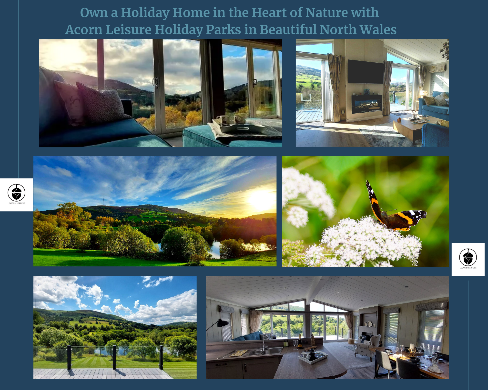 Countryside Holiday Homeownership in North Wales with Acorn Leisure Holiday Parks