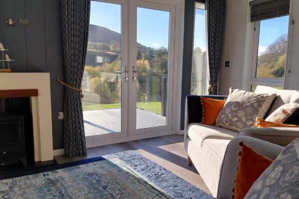 Lodge for sale on Maes Mynan Park - Luxry bespoke lodge with stunning countryside and lakeside views - North Wales