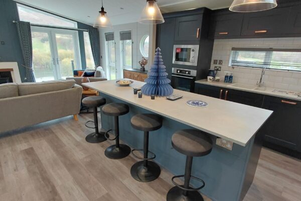 Luxury lodge interiors at maes mynan park