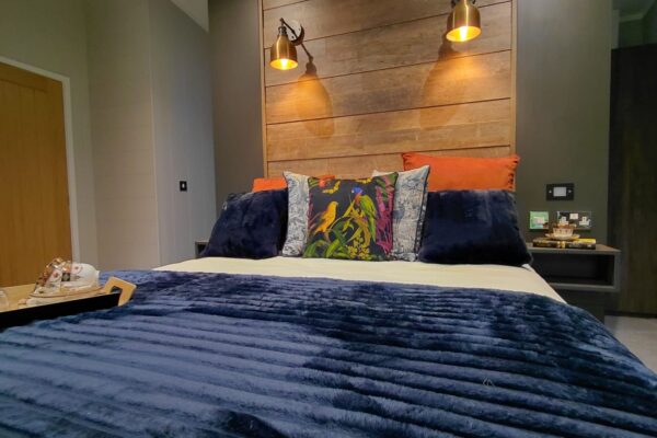 BLue Willow Luxury Lodge at Maes Mynan Park in North Wales