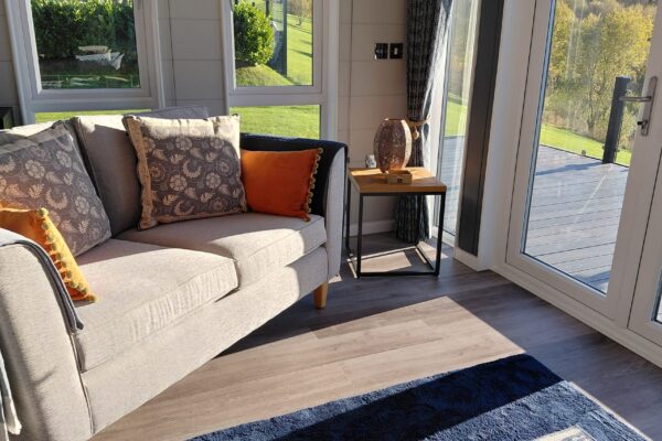 BLue willow lodge at maes myna park - best holiday park in north wales