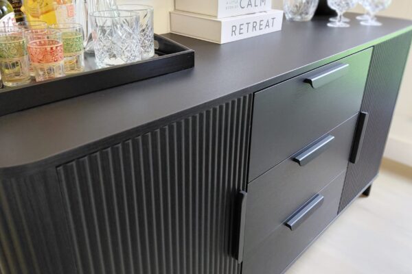 Contemporary dining room sideboard in luxury lodge for sale