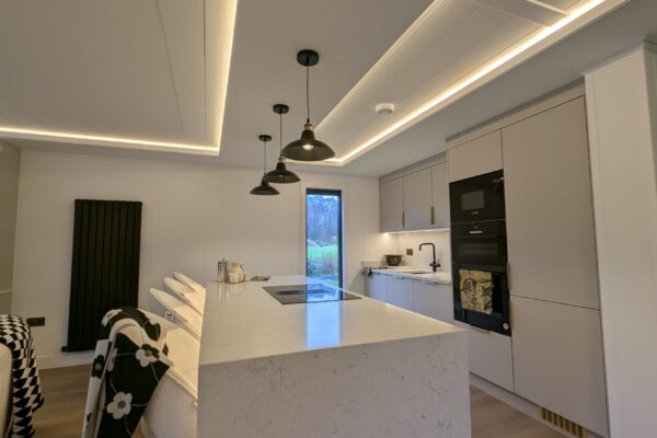 Kitchen Solhare Lodge for sale - Maes Mynan Park