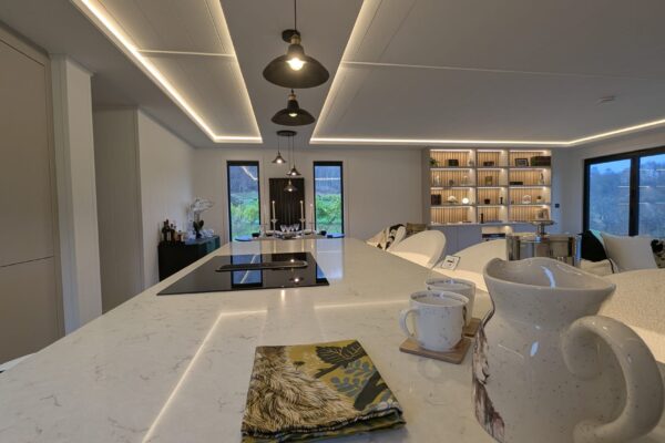 Open plan holiday living - Solhare Lodge at Maes Mynan Park in North Wales