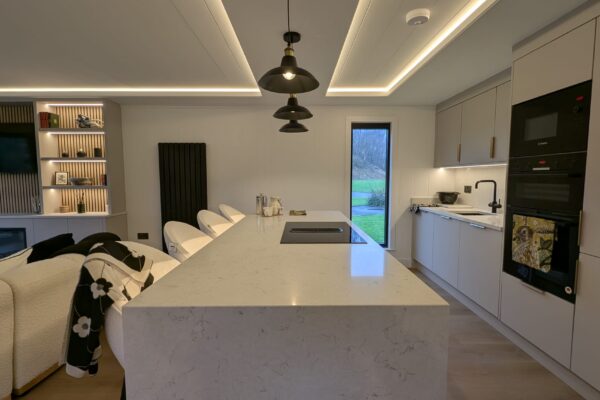 Solhare Lodge Kitchen - Maes Mynan Park