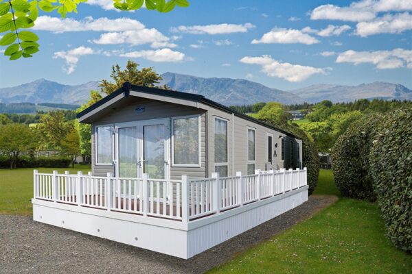 Exterior of Atlas Abode static caravan for sale