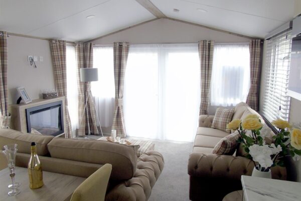 Overview of static caravan for sale in North Wales